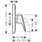 Conjunto pré-fabricado Hansgrohe Logis para...