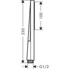 Chuveiro de mão de barra Hansgrohe Pulsify E, 1...