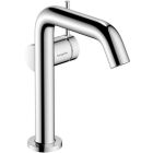 Hansgrohe Tecturis S basin mixer, fine cool start, projection 139mm, push-open, chrome