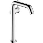 Hansgrohe Tecturis S basin mixer, fine cool start, 167mm projection, push-open, chrome