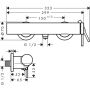 Hansgrohe Tecturis S Brausearmatur, Aufputz chrom