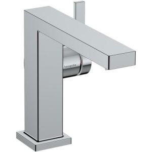 Mitigeur de lavabo Hansgrohe Fine Tecturis E, ComfortZone 110, Push-Open, CoolStart chromé