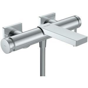 Hansgrohe Tecturis E bathroom tap, exposed pipework, chrome