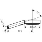 Chuveiro de mão Hansgrohe SELECT 105 3jet PULSIFY,...