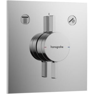 Hansgrohe DuoTurn E Termostato, conjunto de montaje, empotrado, 2 consumidores, cromado