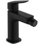 Hansgrohe Logis Mezclador de bidé 110, con desagüe de varilla, negro mate