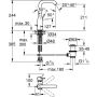 Grohe Essence Waschtisch Armatur, hoher Auslauf, L-Size, cool sunrise gebürstet