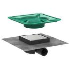 Hansgrohe RainDrain Spot point drainage, with 150x150mm...