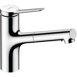 Hansgrohe Zesis M33 mutfak bataryası, ComfortZone 150, 2 jetli krom