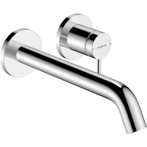 Hansgrohe Tecturis S Mitigeur de lavabo, encastré pour montage mural, saillie 225 mm, chromé