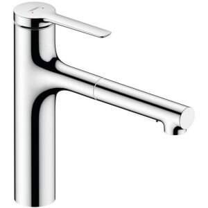 Hansgrohe Zesis M33 Küchenarmatur, ComfortZone 160, 2 jets chrom