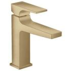 Hansgrohe METROPOL 110 Μίξερ νιπτήρα, με pop-up απόβλητα G 1"1/4", βουρτσισμένο μπρούντζο