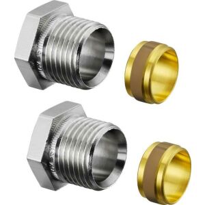 Acessórios de compressão Oventrop (conjunto), tubo de ligação 1/2 "x15mm