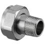 Závitové spojenie Oventrop, mosadz DN 10, 3/8" samec, spojka 5/8" samica