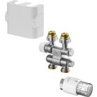 Oventrop bathroom radiator connection set 7, flow/return...