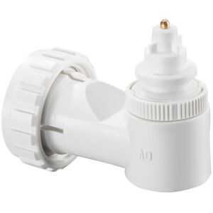 Adaptador angular Oventrop para radiador de válvula branco