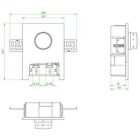 Oventrop Unibox T-RTL, branco