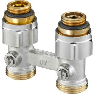 Racord de închidere Oventrop ZB Multiflex F, 1/2" AGx3/4" AG alamă