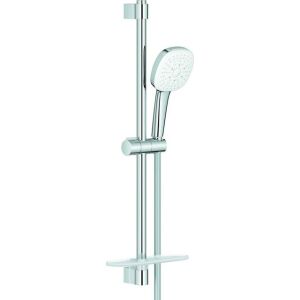 Grohe Brausestangenset TEMPESTA 110 CUBE, 3 Strahlarten, Ablage 27576, 600mm chrom