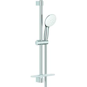 Grohe Brausestangenset TEMPESTA 110, 3 Strahlarten, Water Saving, Ablage 26918, 600mm chrom