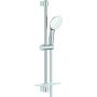 Grohe Brausestangenset TEMPESTA 110, 3 Strahlarten, Ablage, 600mm chrom