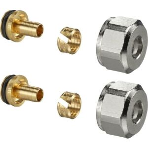 Raccordo a vite con anello di serraggio Oventrop Ofix K, doppio, per AG 3/4" Eurocono 14x2,0mm