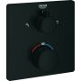 Grohe Grohtherm Brause Thermostat, eckig, matte black