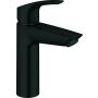 Robinet de lavabo Grohe Eurosmart, corps lisse, taille M, noir mat