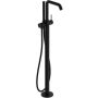 Hansgrohe Tecturis S Badearmatur, bodenstehend, Ausladung 194mm, mattschwarz