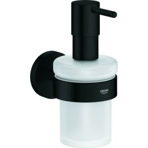 Grohe Seifenspender ESSENTIALS, mit Halter, Füllmenge 160ml matte black