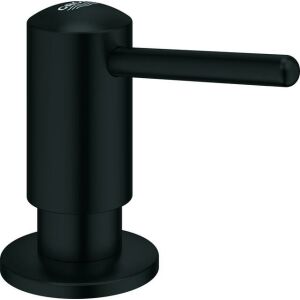 Distributeur de savon Grohe CONTEMPORARY, pour réservoir de 0,4 l noir mat