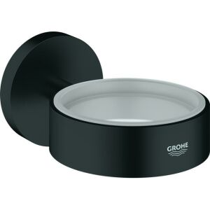 Support ESSENTIALS de Grohe, pour gobelet/porte-savon/distributeur de savon noir mat