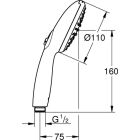 Chuveiro de mão Grohe TEMPESTA 100, 2 modos de...