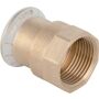 Raccordo Geberit MAPRESS in bronzo, con filettatura interna, 12 mm x 3/8"