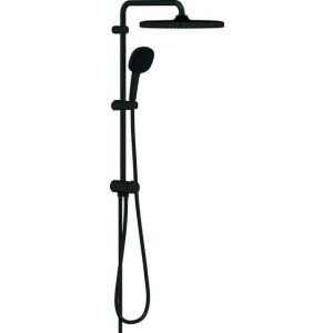 Système de douche Grohe TEMPESTA 250 CUBE, avec inverseur, noir mat