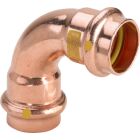 PROFIPRESS-G 90-degree elbow I/I a. Copper