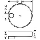 Portasapone Hansgrohe CASETTAS PURO, cromo