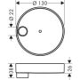 Portasapone Hansgrohe CASETTAS PURO, cromo