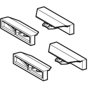 Juego de 4 tapas de perfil Geberit CleanLine20