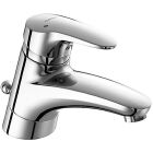 Hansa Mix washbasin tap, chrome-plated, pop-up waste with...