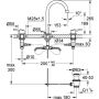 B-Ware: Grohe Concetto 3-Loch-Waschtischbatterie, chrom