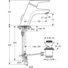 B-Ware: Ideal Standard CERAMIX BLUE Waschtisch Armatur,...