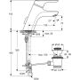 B-Ware: Ideal Standard CERAMIX BLUE Waschtisch Armatur, mit Ablaufgarnitur