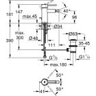 Grohe ESSENCE, robinetterie de bidet, finition...