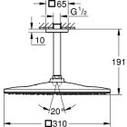 Conjunto de ducha de techo Grohe RAINSHOWER MONO 310...