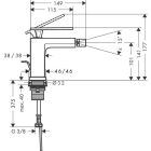 Hansgrohe Tecturis E bateria bidetowa, syfon podtynkowy,...