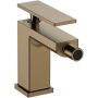 Hansgrohe Tecturis E Bidetarmatur, Zugstangen-Ablaufgarnitur, brushed bronze