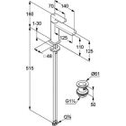 Kludi RENON 110 Waschtischarmatur, mit Push-Open...