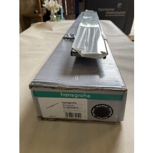 B-Ware: Hansgrohe Duschrinne RainDrain Flex, kürzbar, Wandmontage 1200mm mattschwarz