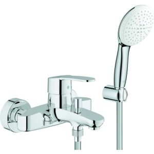 Grohe EUROSTYLE C Badewannenarmatur, mit Brausegarnitur chrom